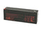 CSB-GP1223 - 12 Volt AGM batterij - 2.3 Ah met 4.8 mm connector - 178 x 35 x 60 mm