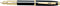 Sheaffer vulpen - 100 E9322 - M - Glossy black gold tone - SF-E0932253