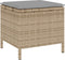 vidaXL - 3-delige - tuin - eetset - met - beige - kussens, - poly - rattan - en - acacia