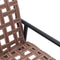 vidaXL - Ligbank - Zwart - 113x79x75 - cm - Poly - Rattan