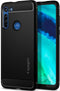Spigen Moto G8 - Rugged Armor - Schokabsorberend - Zwart