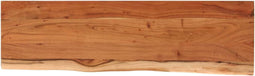 vidaXL - Tafelblad - rechthoekig - natuurlijke - rand - 120x40x3,8 - cm - acaciahout