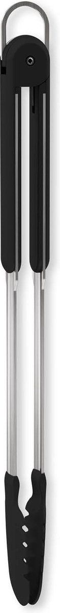 Barbecook Olivia Barbecuetang - BBQ tang - Met ophanghaak - Nylon - RVS - Zwart - 42 cm