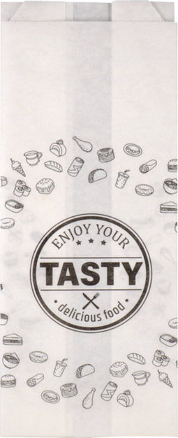 Zak | Snackzak | Ersatzpapier | Nr. 25 | 11/ 4x29cm | TASTY | wit | 5 kg