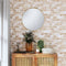 vidaXL - Vliesbehang - 3D - baksteenpatroon - 10x0,53 - m - bruin