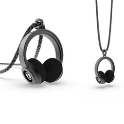 Metalmorphose halsketting On Shirt Headphone