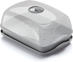 Kweekbak - Mini Serre - Ventilatieopening - Grijs (1 stuk)