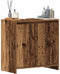 vidaXL - Wastafelkast - 60x33x60 - cm - bewerkt - hout - oud - houtkleurig