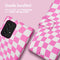iMoshion Hoesje Geschikt voor Samsung Galaxy A53 Hoesje Met Pasjeshouder - iMoshion Design Bookcase smartphone - Roze / Retro Pink