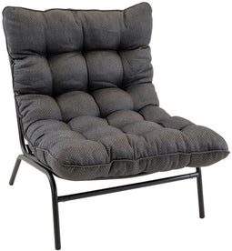 LES Zenzi relaxstoel - Tuinstoel - Ergonomisch design - Zwart