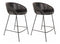 Zuiver Feston Barkruk 76 cm Zwart - Set van 2