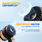 Vulpes Goods® Handventilator PRO - 3in1 Draagbaar - Oplaadbaar USB Ventilator - 4000 mAh - 5 Snelheden - Opvouwbaar Design - Zwart