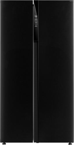 Inventum SKV0178B - Amerikaanse koelkast - 555 liter - Zwart