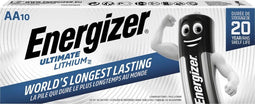 Energizer Ultimate Lithium - AA batterij - 8x langer mee - 10 stuks (10 stuks)
