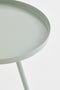 Klein Bijzettafeltje - Rond - Ø30 cm x H42 cm - Metaal - Mintgroen