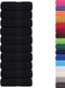 vidaXL - Gastendoekjes - 10 - st - 30x50 - cm - 360 - g/m² - 100% - katoen - zwart