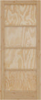 vidaXL - Interne - Deur - 'ORKDAL'83x202x4 - cm - Massief - Hout - Vuren