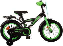 Volare Thombike - Kinderfiets - 14 inch - Jongens - Zwart Groen