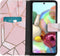 iMoshion Hoesje Geschikt voor Samsung Galaxy A71 Hoesje Met Pasjeshouder - iMoshion Design Softcase Bookcase - Goud / Roze / Pink Graphic