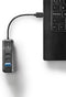 NGS PORT 2.0 - USB Hub - 4x USB 2.0 - Zwart