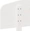 vidaXL - Hoofdbord - 90 - cm - massief - grenenhout - wit