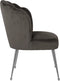 Richmond - Stoel Pippa Stone velvet / silver