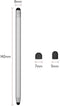 4 stuks - Stylus touchscreen pennetjes - Zilver
