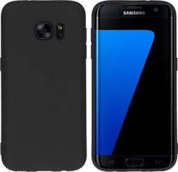 iMoshion Hoesje Geschikt voor Samsung Galaxy S7 Hoesje Siliconen - iMoshion Color Backcover - Zwart