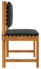 vidaXL - Tuinstoelen - zonder - Armleuningen - met - Kussens - - - Set - van - 2 - - - Massief - Acaciahout