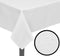 vidaXL - Tafelkleden - Waterafstotend - Wit - 100 x 100 cm (5 stuks)