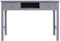 vidaXL - Schrijftafel - 110x45x76 - cm - hout - grijs