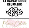 Marie Celeste - Oorknoppen - Bloem zirkonia 4,5 mm - Goud