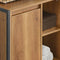 SoBuy BZR65-PF - Smalle Badkamer Opbergkast - Vrijstaand met Uitneembare Wasmand - Bruin - 60x30x90 cm