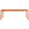 vidaXL - Tuintafel - 215x90x74 - cm - massief - acaciahout