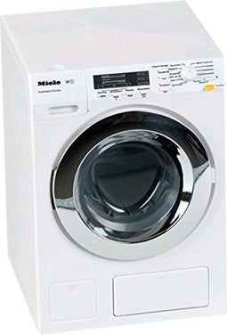 Klein Toys Miele wasmachine - 18,5x26x18 cm - incl. roterende trommel en geluidseffecten - wit