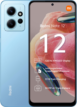 XIAOMI Redmi Note 12 - Smartphone - 128 GB - 4 GB RAM - Blauw