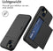 iMoshion Hoesje Geschikt voor iPhone 13 Mini Hoesje - Ruimte voor 2 pasjes - iMoshion Backcover met pasjeshouder - Zwart