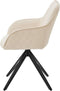 Juskys Clyde - Draaistoel - Hoog zitcomfort - Beige
