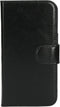 Mobiparts Excellent Wallet Case 2.0 - Flip cover - Echt leder - Zwart