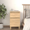 vidaXL - Nachtkastje - 40x35x70 - cm - sonoma - eikenkleurig