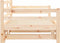 vidaXL - Slaapbank - met - onderschuifbed - 90x190 - cm - massief - grenenhout