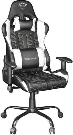 Trust GXT 708W Resto - Gaming Chair - 360° draaibaar - Verstelbare lenden- en neksteun