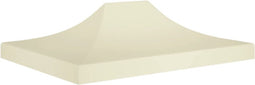 vidaXL - Partytentdak - 270 - g/m² - 4x3 - m - crème