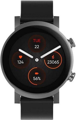 Mobvoi TicWatch E3 - Smartwatch - Snapdragon Wear 4100 - IP68 GPS SpO2 - Panterzwart