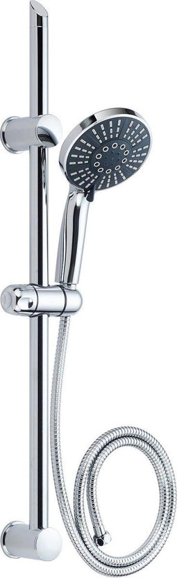 SCHÜTTE Adria Doucheset - Handdouche 5 standen Ø 12,5 cm - 70 cm Glijstang - Chroom