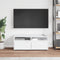 vidaXL - Tv-meubel - VISNES - 100x40x38 - cm - bewerkt - hout - wit