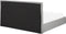 LORIENT - Bed met opbergruimte - Lichtgrijs - 180 x 200 cm - Polyester