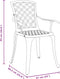 vidaXL - Tuinstoelen - 2 - st - gietaluminium - groen