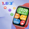 Forever IGo Horloge 3 - Smartwatch - Bluetooth 5.3 spraakassistent IP67 - Rood