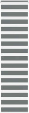 vidaXL - Zebra - rolgordijn - 65x230 - cm - stofbreedte - 60,9 - cm - donkergrijs